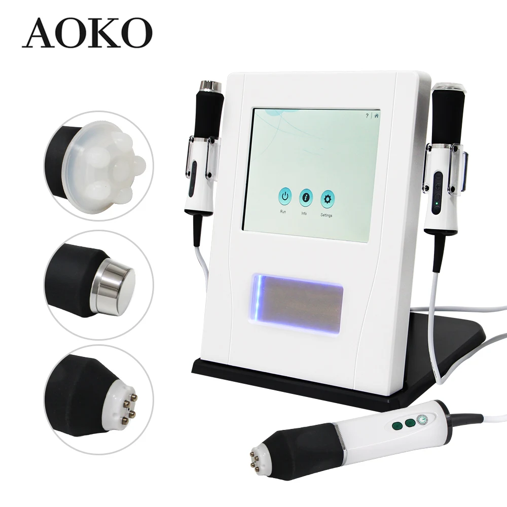 AOKO 3 em 1 mais novo hidro máquina de beleza oxigênio rosto cuidados com a pele rejuvenescimento máquina de aperto facial para clareamento da pele