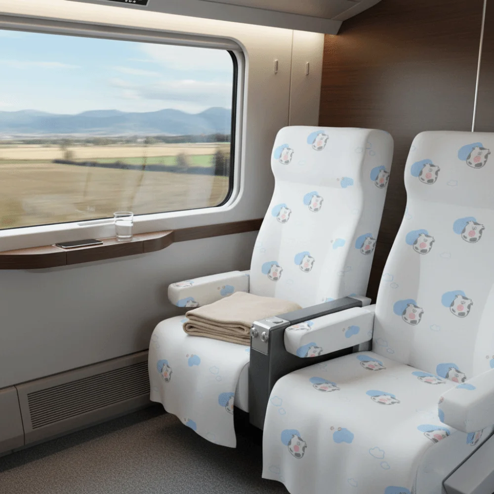 

5Bags Hygienic Disposable Seat Covers Portable Dirt-proof Non-woven Fabric Cover Breathable Lightweight Chair Cover Cars