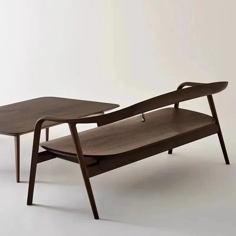 

*Черный орех в японском стиле, маленькая квартира, кресло для отдыха, подлокотник из массива дерева, диван, вишня, красный дуб