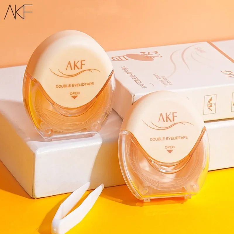 A K F Fita Pálpebra Dupla Invisível Natural Instant Pálpebra Lift Pasta Adesivos Ampliar Olhos Ferramenta de Beleza À Prova D 'Água de Longa Duração