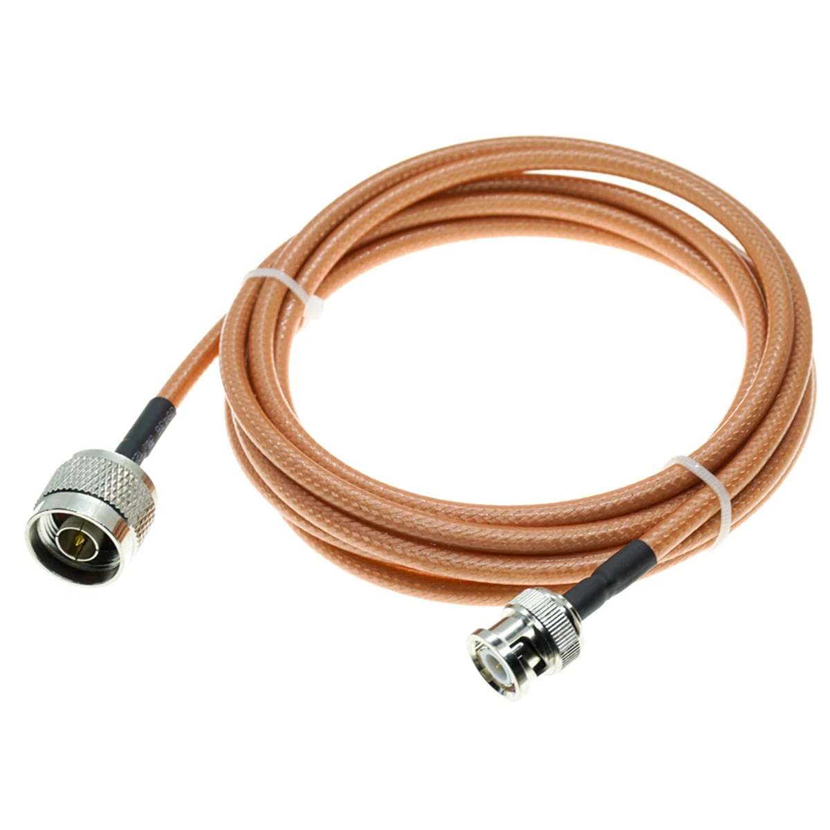 RG142 Double cable BNC MALE to N MALE plug Jumper RF Coaxial Extension