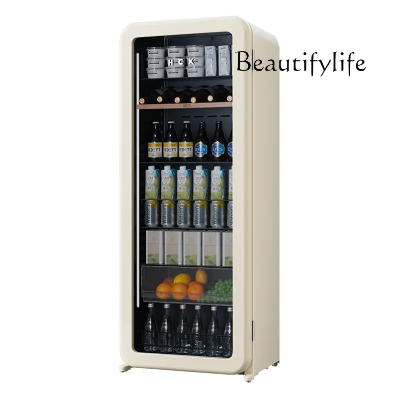 

Commercial refrigerated display cabinet large capacity beverage vertical refrigerator