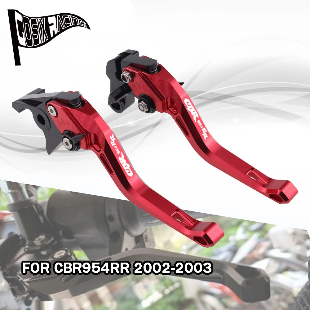 

Fit For CBR954RR 2002-2003 Short Brake Levers For CBR 954RR CBR954 RR Motorcycle CNC Accessories Parts Adjustable Handle Set