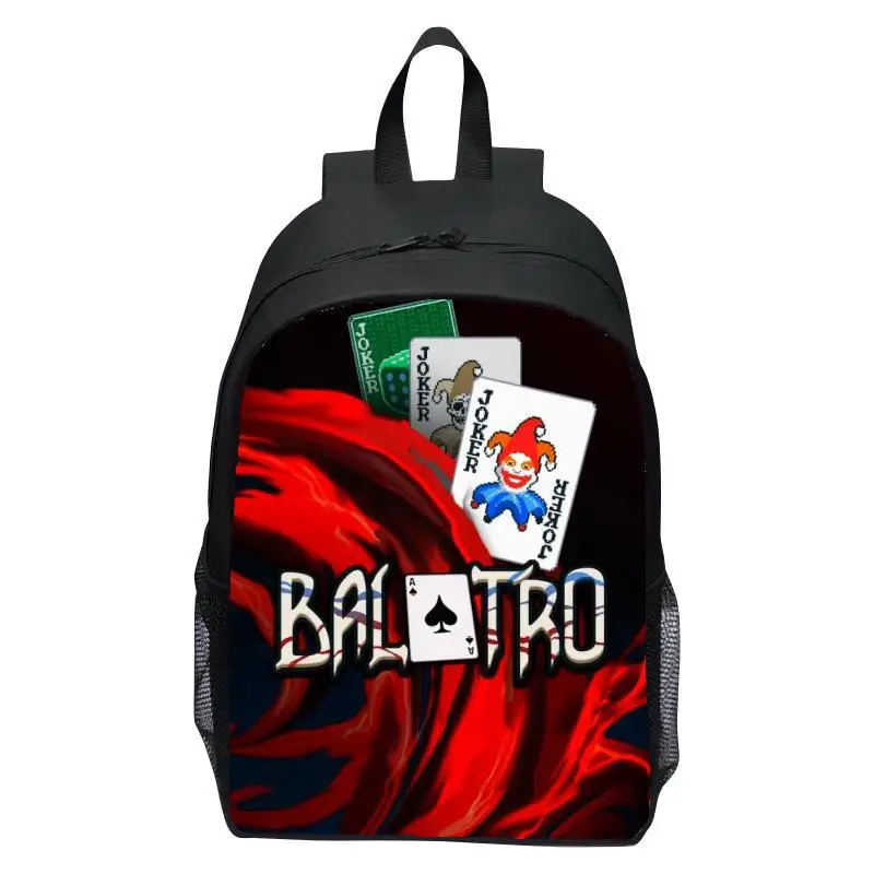 16 inch children's backpack 3D printed game balatro clown brand elementary school backpack boys and girls backpack
