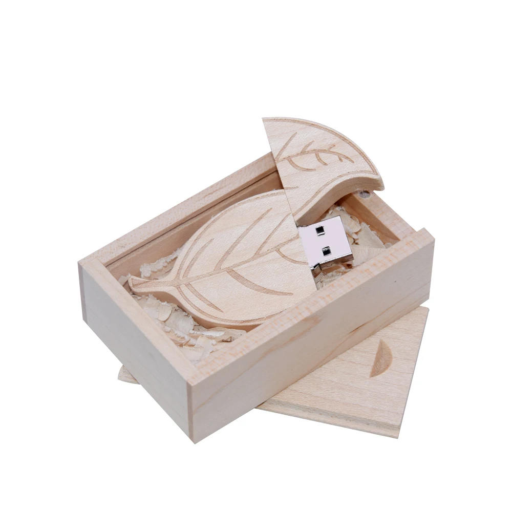 Photography Wooden Box USB Flash Drive Memory Stick Pendrive 128GB 64GB 16GB 32GB 8GB 4GB Wedding Gifts Pen Drive U Disk