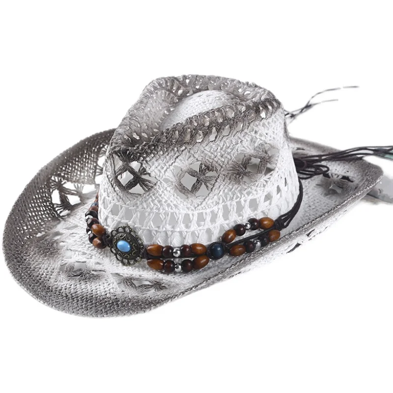 Primavera e l\'estate spagnolo retrò cappello di paglia da cowboy cappelli da uomo e da donna nuovo viaggio ombreggiatura tempo libero tutto cappello