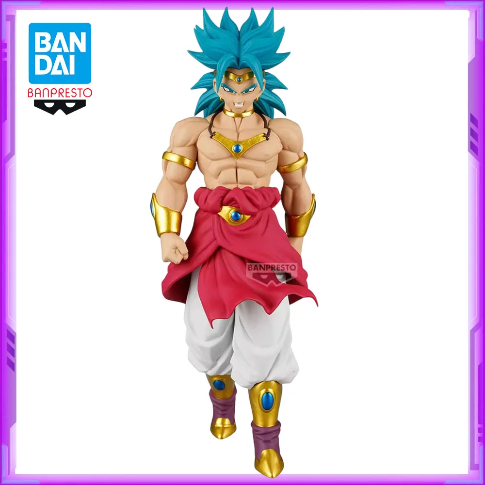 الأصلي بانداي بانبريستو لعبة دراغون بول برولي سوبر سايان الأزرق الشعر البلاستيكية شخصيات كرتونية عمل نموذج لجسم اللعب