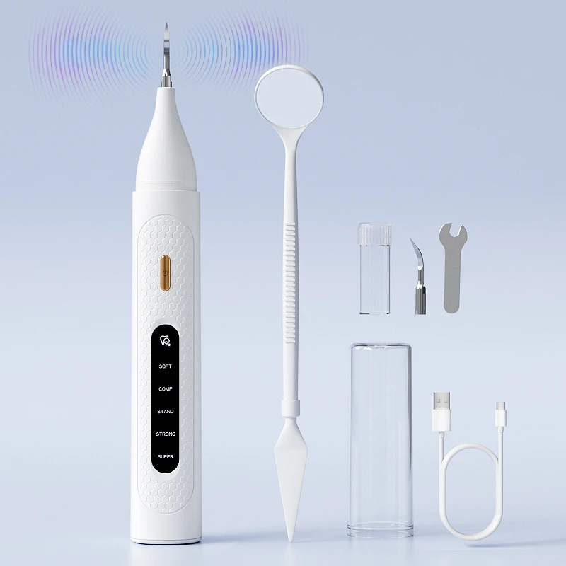 Limpiador Dental Ultrasónico de 5 Modos, Limpiador de Dientes Eléctrico de Alta Frecuencia con Espejo Bucal, Removedor de Sarro, Cuidado Bucal