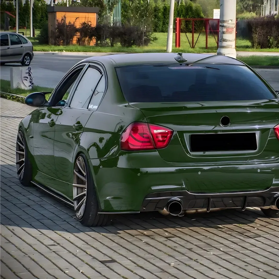 Für BMW 3er Serie 2005-2012 E90 M3 4-Türer 330i 320i 335i 318i MP-Style Seitenschweller Diffusor Spoiler Außenteile – Detail 4