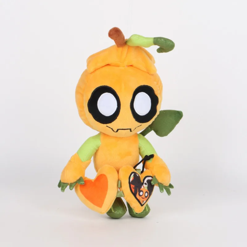 뉴 댄디스 월드 인형 플러시 토이 18CM 만화 귀여운 부드러운 노란색 호박 머리 플러시 인형 장난감 게임 주변기기 어린이 크리스마스 선물