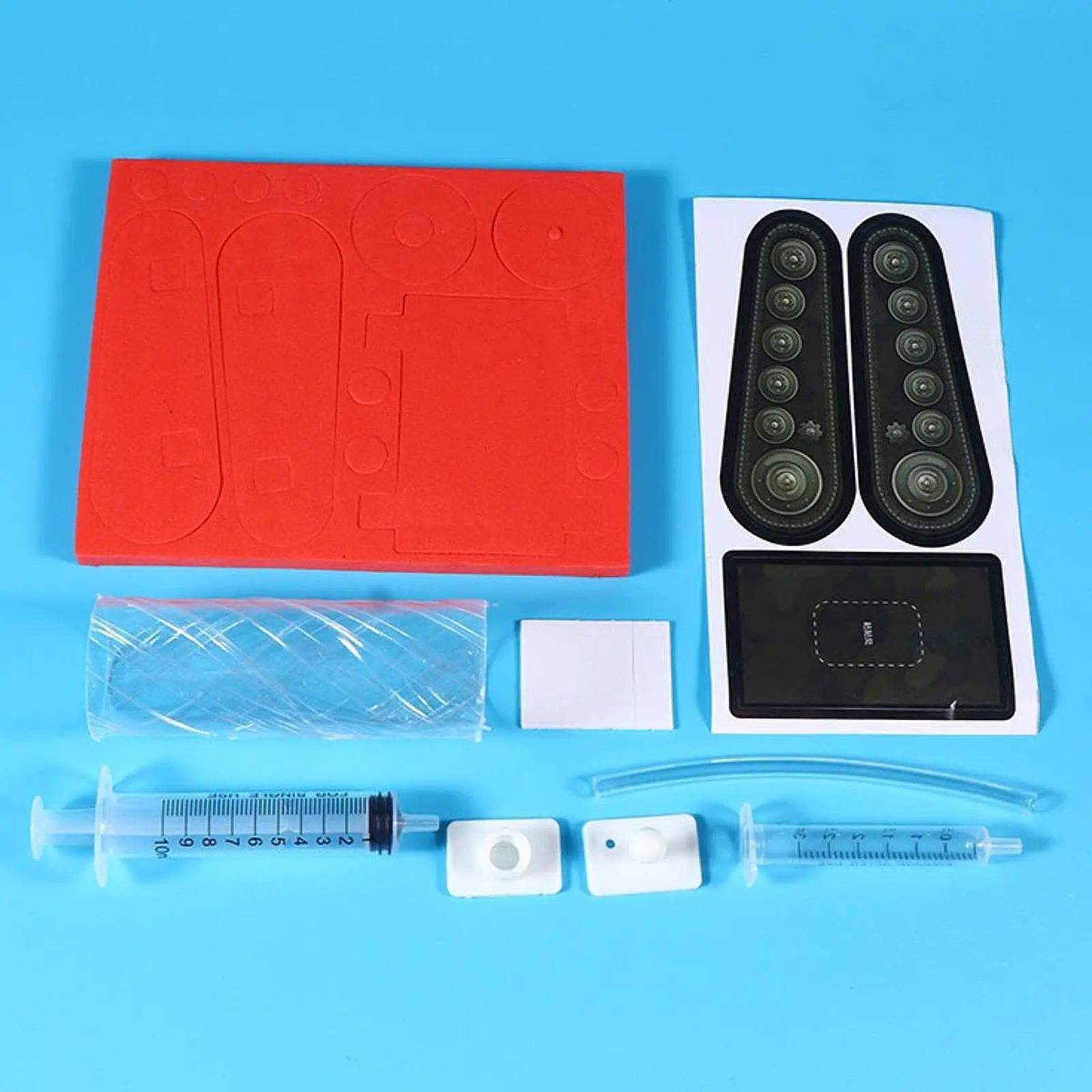 Lanzador de cohetes para niños, regalo artesanal, kit de ciencia DIY para más de 8 colores aleatorios