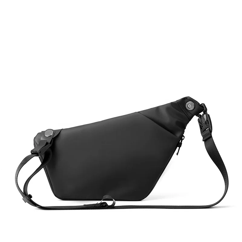 Men Crossbody Single Shoulder Large Capacity Messenger Bag Business Sports Chest Bag Digital Storage Bag Travel Phone Pouch