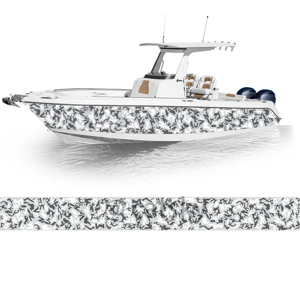 

Camouflage Graphic Boat Vinyl Wrap Fishing Pontoon All Boats Decal Custom Sticker For Boat Decal Stickers Personalized Stickers