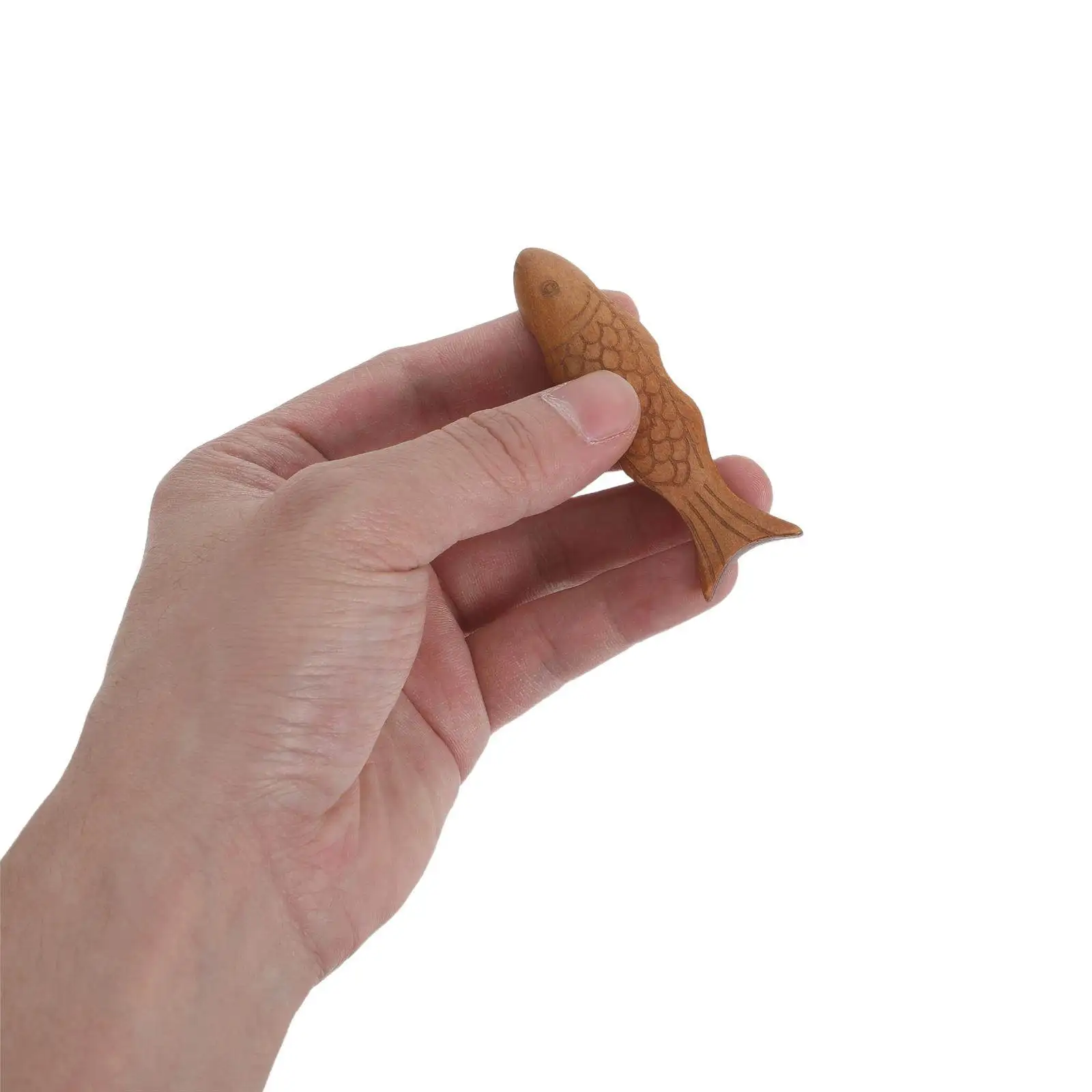 4Pcs Japanese Style Fish-Shaped Wood Chopstick Holder Rustic Wooden Chopstick Rest Table Utensil Racks Dining Table Accessories