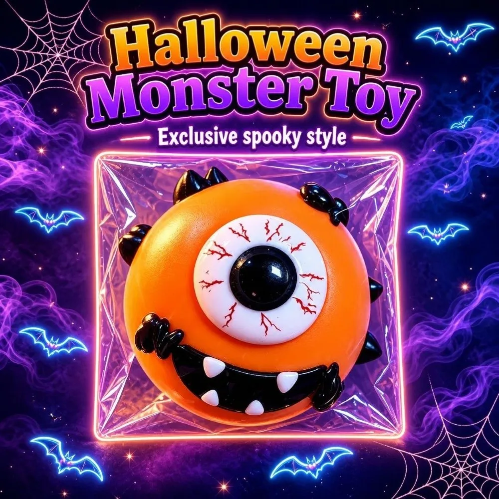 Halloween Theme Squishy Curiosities Slow Rising Stress Relief Quirky Sensory Fidget Toy Ultra-Soft Dog Face Swap Squishy