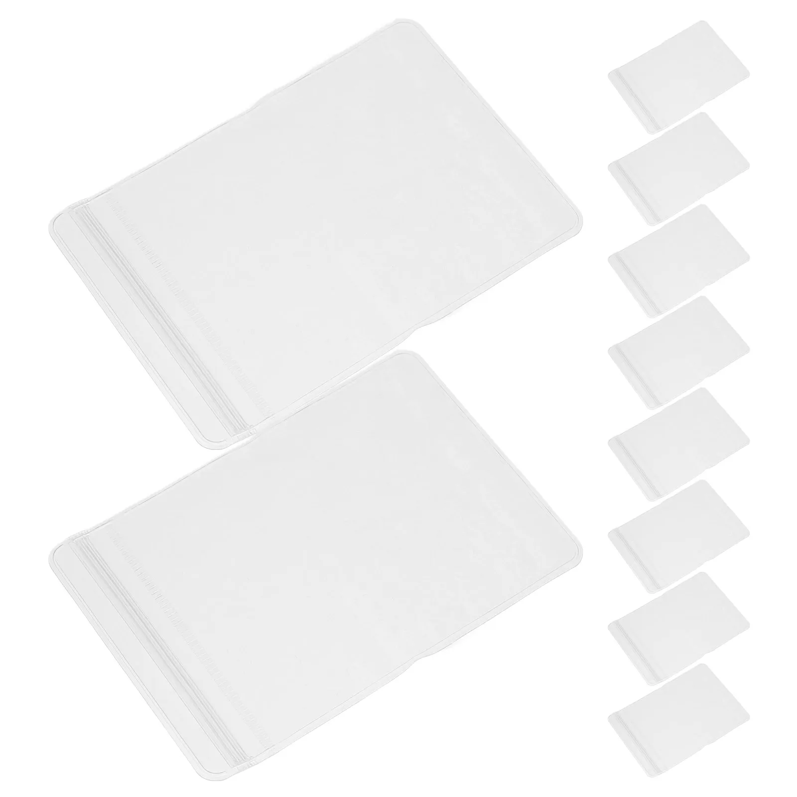 

50 Pcs Pendant Anti-color-distortion Jewelry Bag Travel Packaging Bags Pvc Clear Pouches