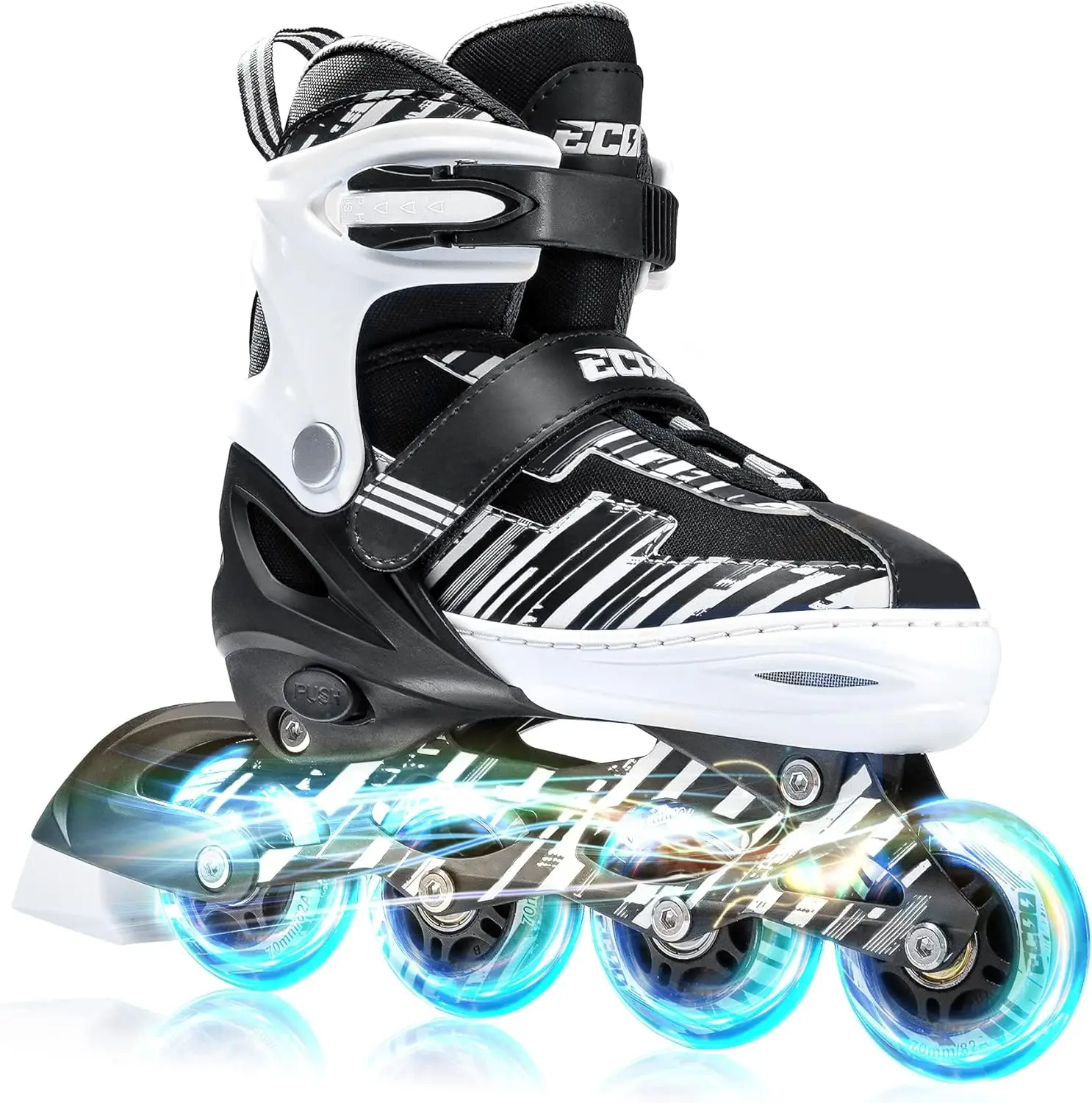 Chaussures de patins à roues alignées pour enfants et adultes, patins à roulettes réglables pour garçons, roues lumineuses, prix d'usine