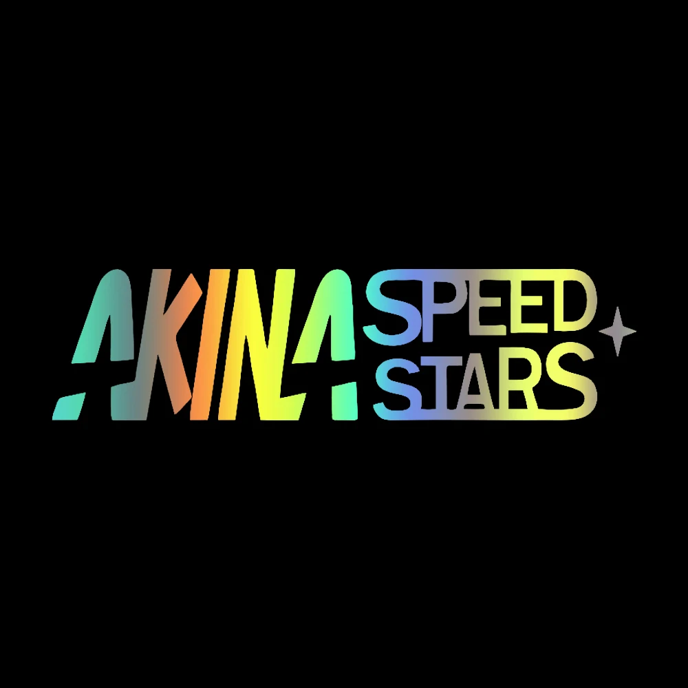 

20x5cm Наклейки на авто Akina Speed Stars Waterproof Car Sticker Decal for Bumper,Window,Laptop,Motorcycle,Truck