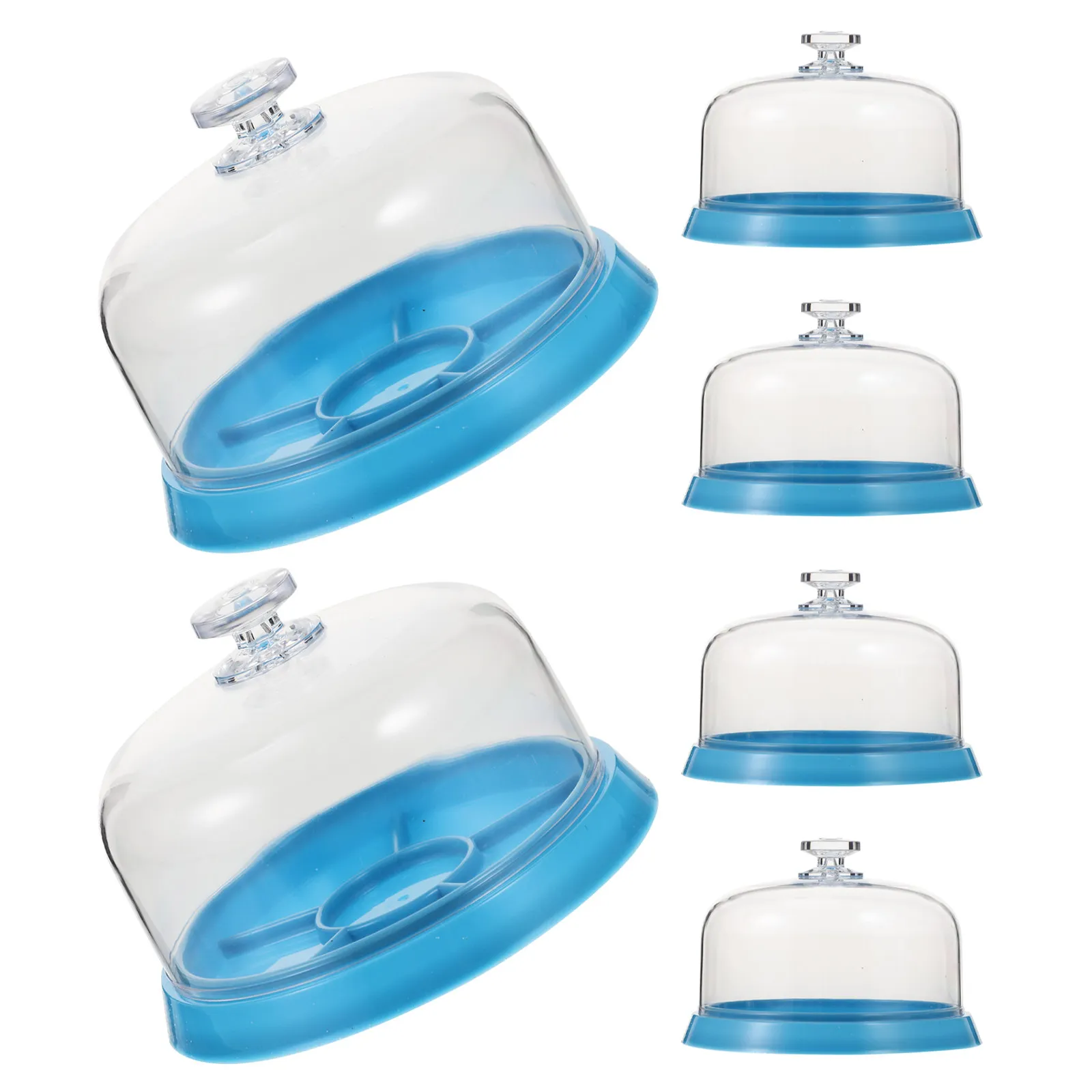 6 Pcs Watch Repair Box Screw Component Tray Anti Dust for Organize Small Parts Multi-slot Holder Caps Cover Jewelry