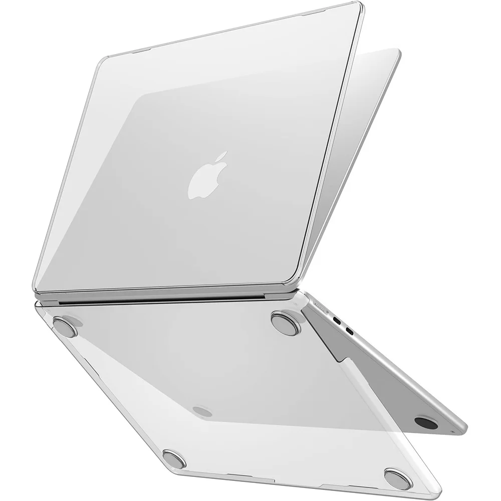 Transparent Hard Case for MacBook Air 13.6 M5 M4 M3 Chip A3449 A3240 A3113 A2681 Clear Protective Cover