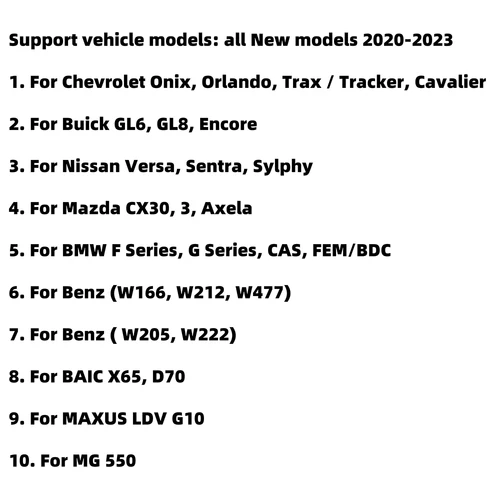 Imagen 2 del producto Filtro CAN CG100 CG100X Universal 10 en 1 para Chevrolet Onix Benz BMW Can-filtro Mazda 3 Nissan emulador de corrección de kilometraje