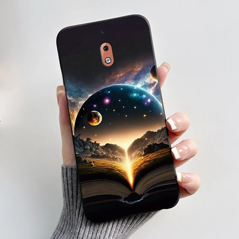 2026 New Popular Black Phone Case For Nokia 2.1/Nokia 2 2018 Soft Shockproof Cover Cute Unique Design Rabbit Lamp Pattern - view 2