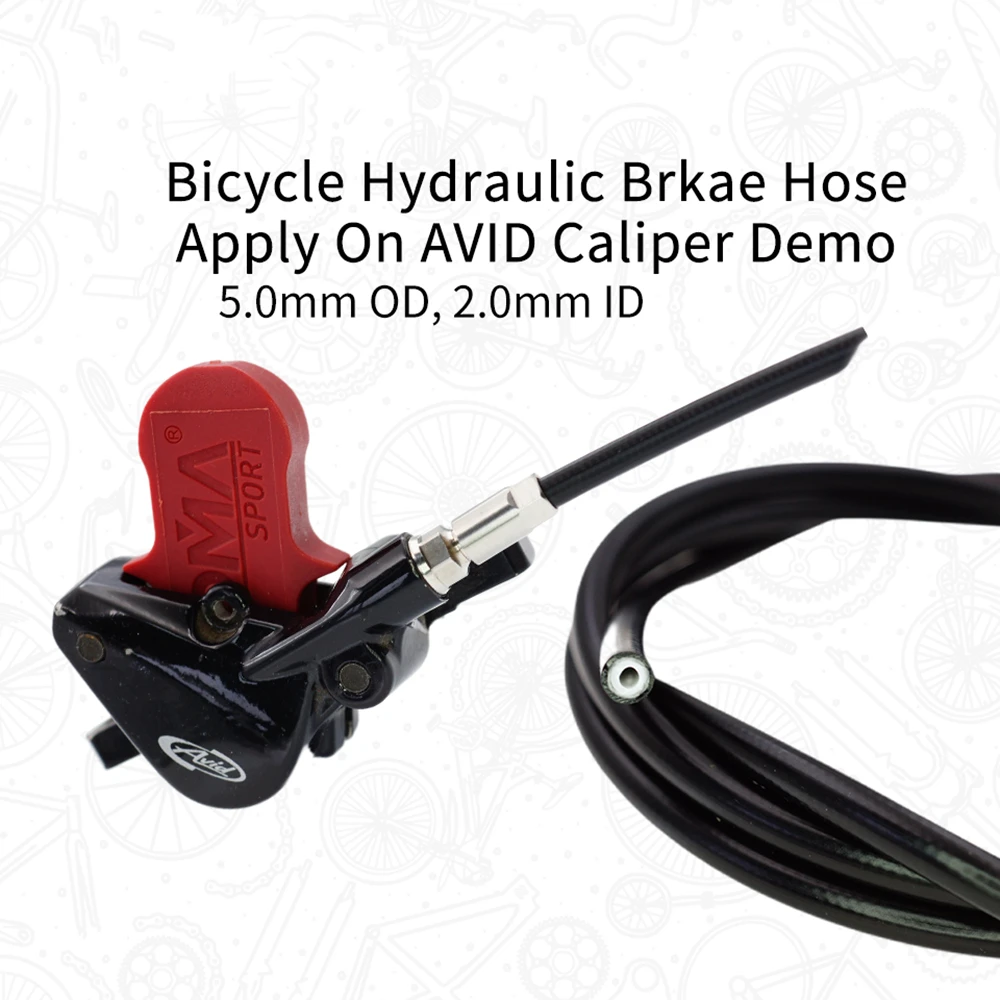 CNC Fahrrad Hydraulikbremsschlauch 5mm*2M Ölleitung für Shimano SLX XT XTR BH59 BH90 MTB Fahrradbremskabel Ersatz – Detail 6