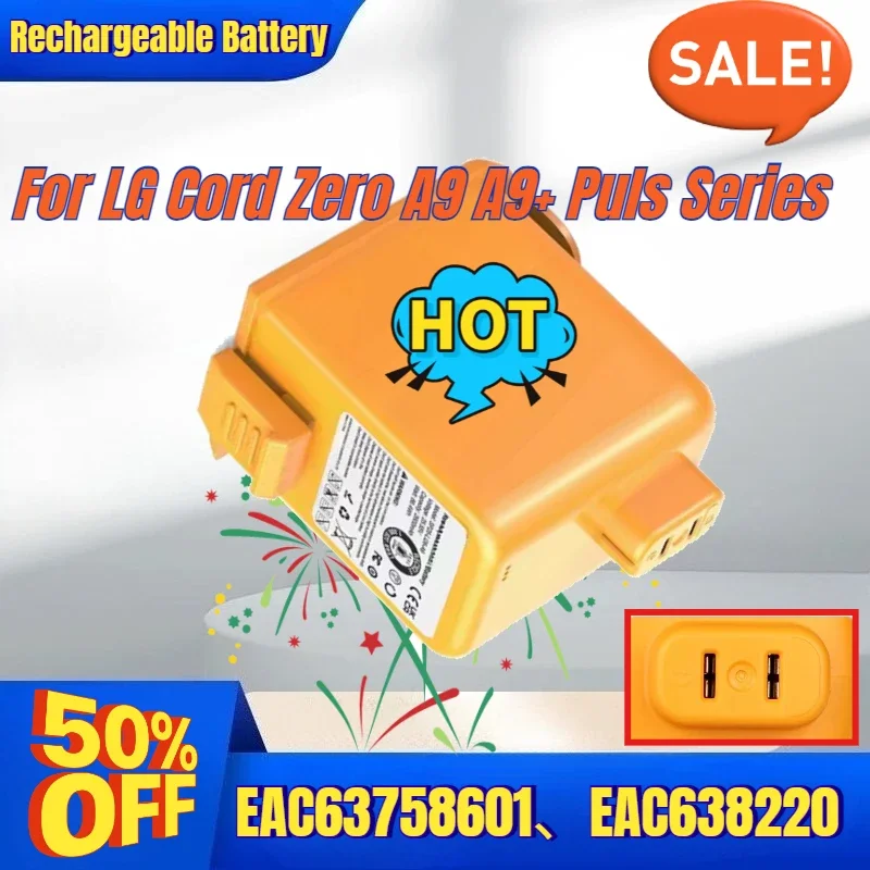 SWZY 25.55V Replacement Vacuum Cleaner Battery for LG A9 Cord Zero A9 A9S P9 A9K-CORE A9MAX A9T-Ultra A9K-PRO A9 Plus A9N A9M Ba