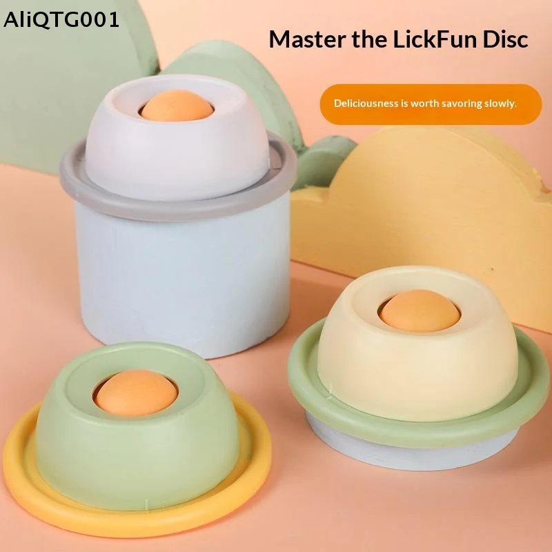 Interactive Pet Lick Mat Slow Feeder Snack Bowl for Dogs & Cats Yogurt Licking Plate Promotes Dental Health