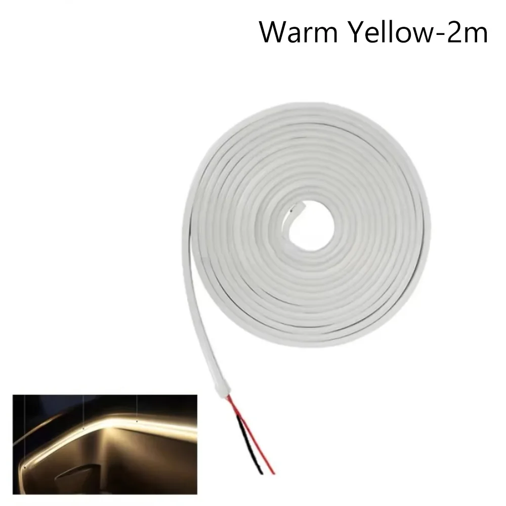 

Silicone​​ LED Ambient Light Strip​​ ​​2/4m Length​​ ​​After Trunk/Frunk​​ ​​DIY Car Lamp​​ ​​Waterproof Design​​
