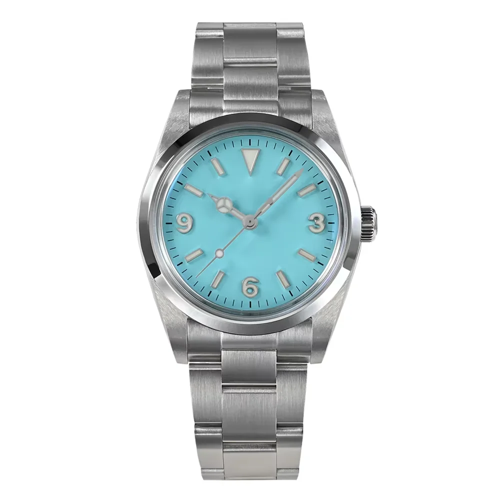 San Martin 36mm Herrenuhr Explore Series Mode Luxus Paare Sportuhr Automatische mechanische Edelstahluhren SN0021