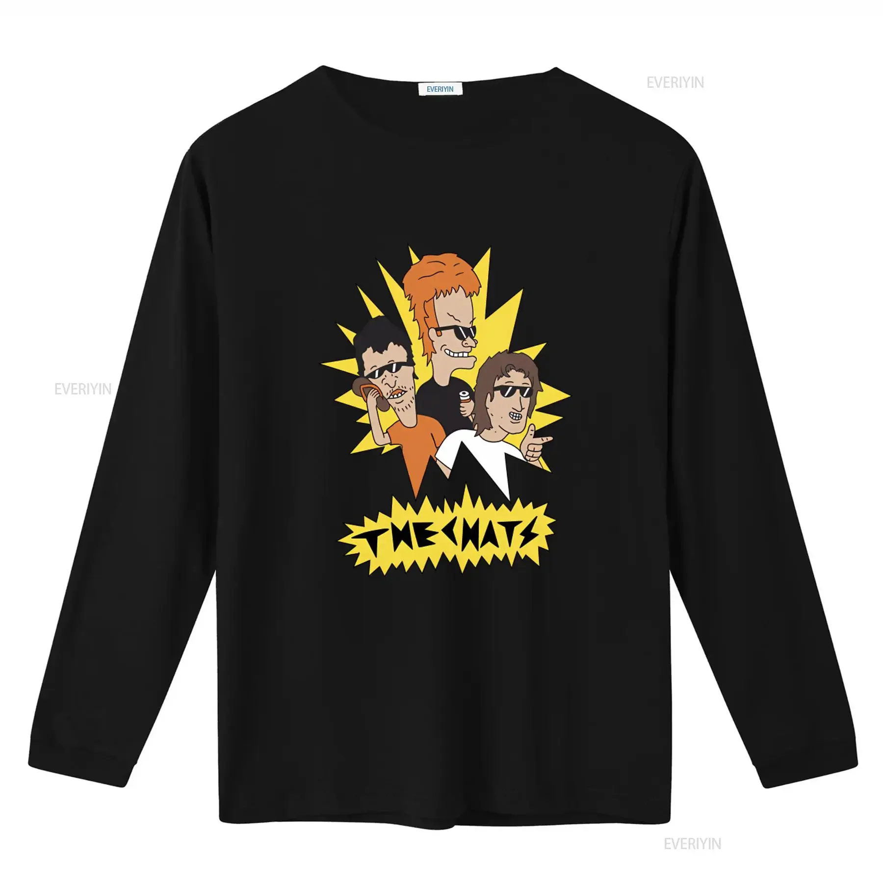 NEW The Chats Band Cartoon Print Cotton T Shirt All Sizes S 5XL Q804 vintage Washed Breathable Stretched Unisex Stylish