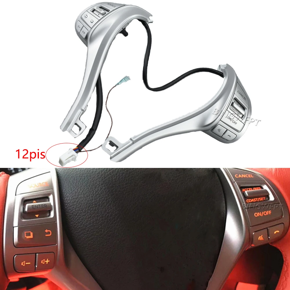 For Nissan X-trail 2013 2014 2015 2016 Multifunction Steering Wheel Cruise Control Switch for Constant Speed