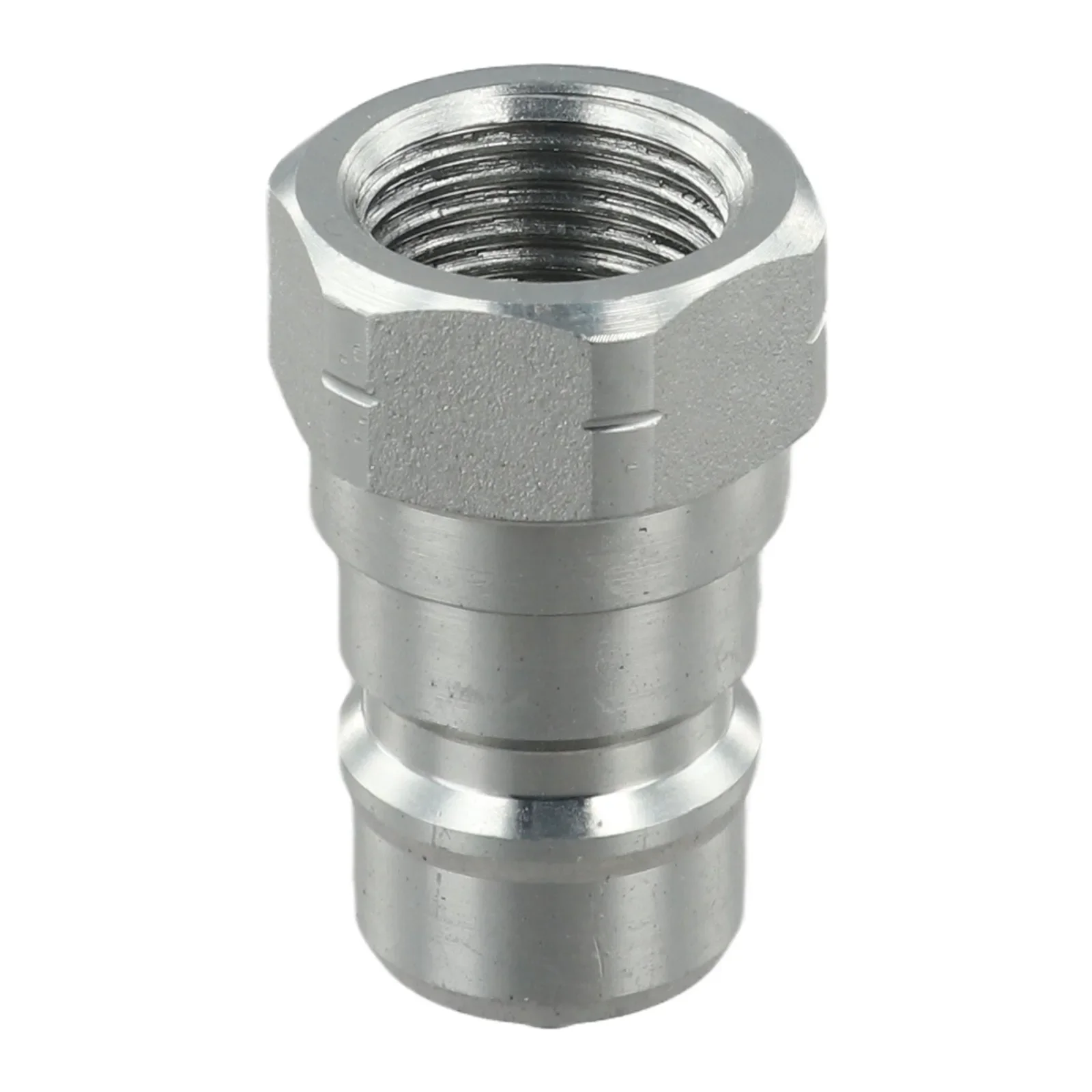 Hydraulic Coupler with Tapered Valve Core and Sealing Ring for 1/4 3/8 NPT Connections in Demanding Applications