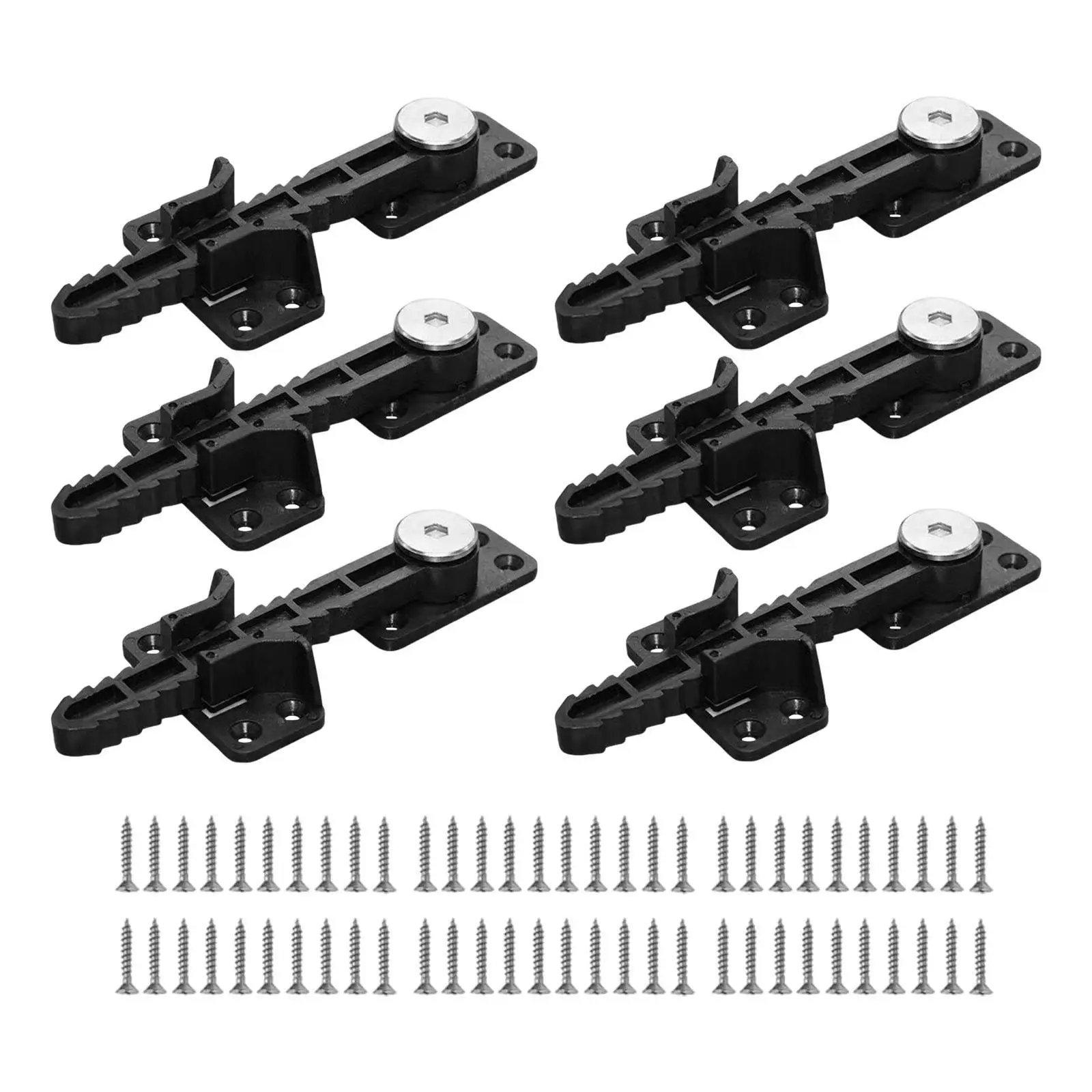 

6x Sectional Couch Connector Parts Heavy Duty Bedroom Tool Versatile with 60 Screws Invisible Easy Installation Couch Brackets