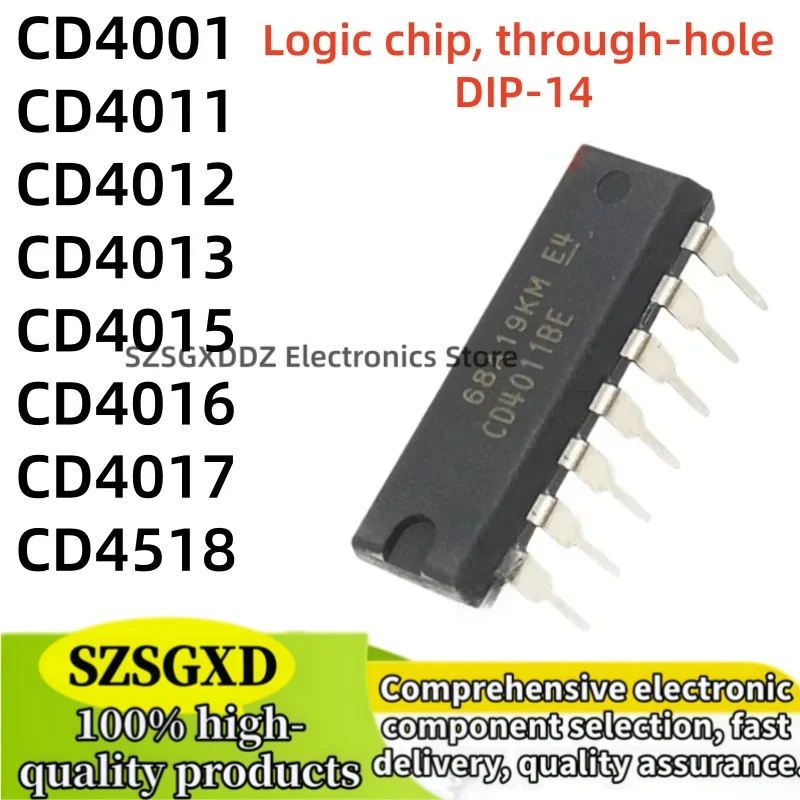 10pcs new CD4012BE CD4015BE CD4015 CD4017BE CD4518BE CD4001 CD4001BE CD4011 CD4011BE CD4013 CD4013BE CD4016 CD4016BE CD4012