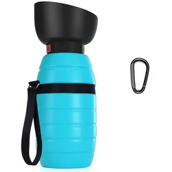 850ML Portable Dog Water Bottle Large Capacity Pet Drink Dispenser Outdoor Travel Hiking Dog Drink Bowl Lightweight Leakproof