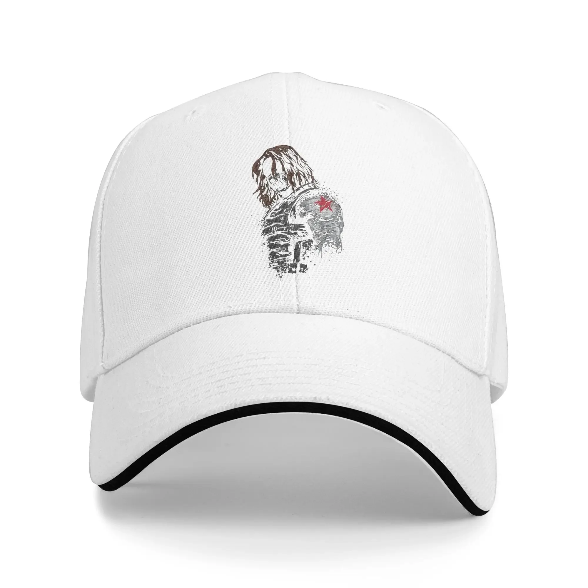 

Новая кепка Bucky Barnes Falcon And The Winter Soldier в стиле хип-хоп, бейсболка с регулируемой застежкой, моющаяся.