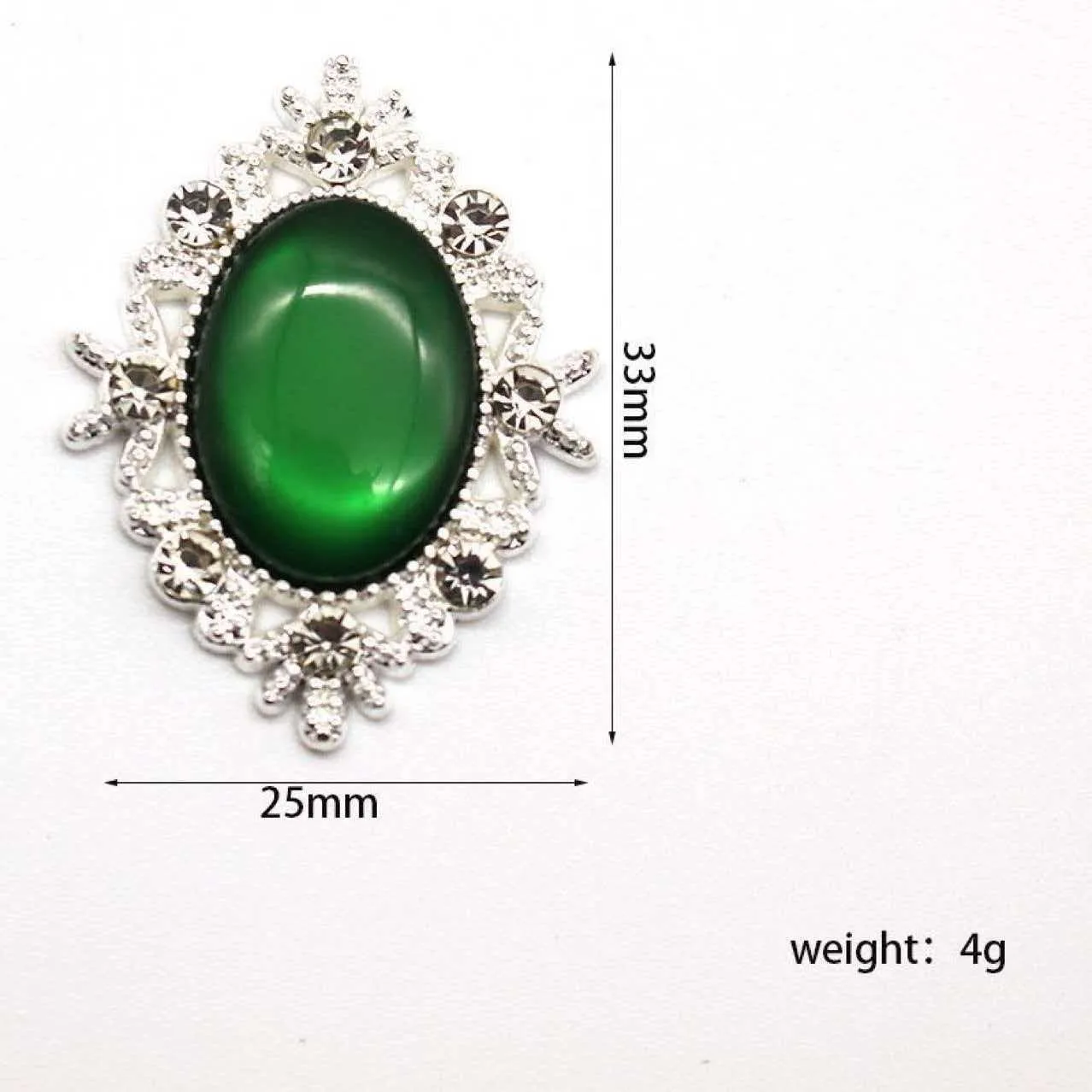 Gradual cat eye flat bottomed patch DIY accessories, handmade clothing, hair crown decoration materials, 10 pieces set