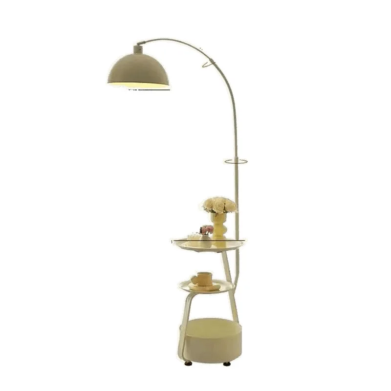 

Retro American floor lamp, medieval style bedroom bedside table lamp integrated