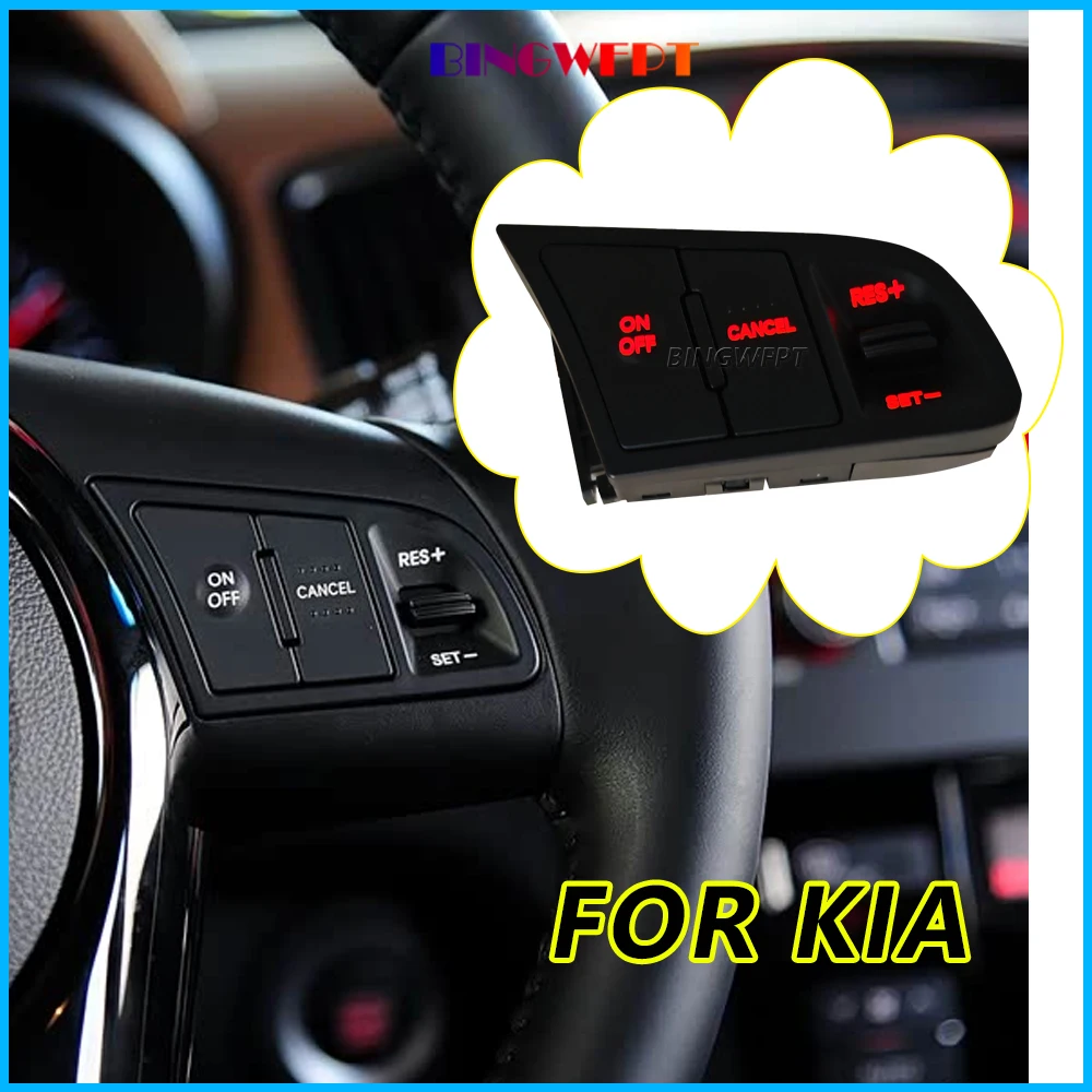 

967002K000 Steering Wheel Music Control Button Volume Cruise Button For Kia Forte Shuma Cerato Koup 2008 + 964402K000