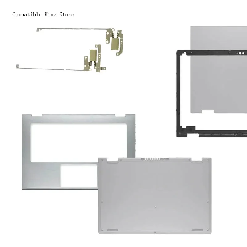 P For Out of Stock LCD Back Cover/Front Bezel/Hinges/Palmrest/Bottom Case Top Housing Silver