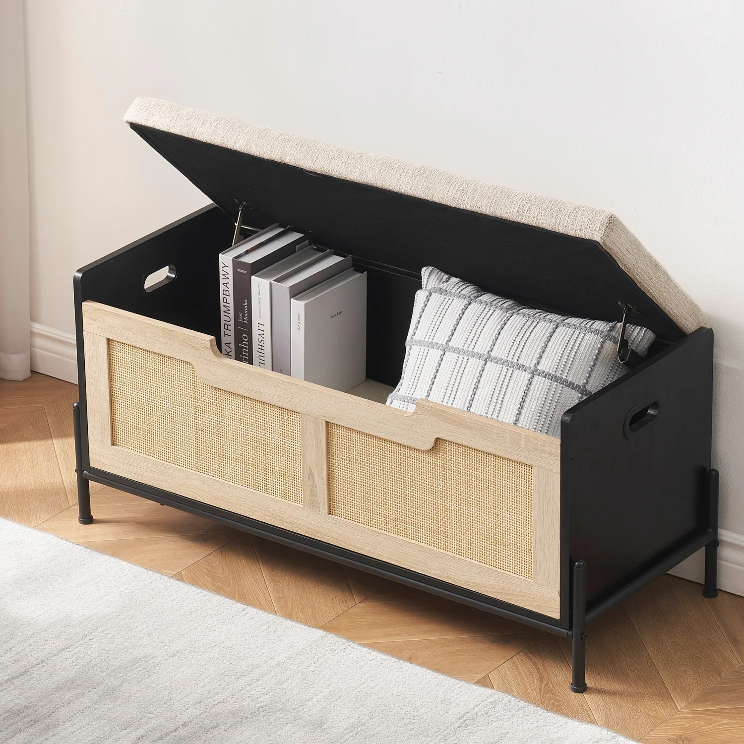

Entryway Bench with Storage Organizer Coffee Table with Storage Chest Trunk Entryway Cabinet Storage Bench for Bedroom