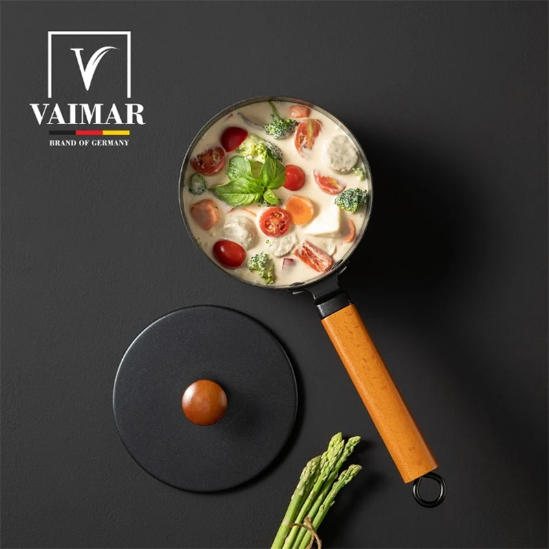 [Vaimr]-قدور سوداء من الفولاذ المقاوم للصدأ ، رقم 16