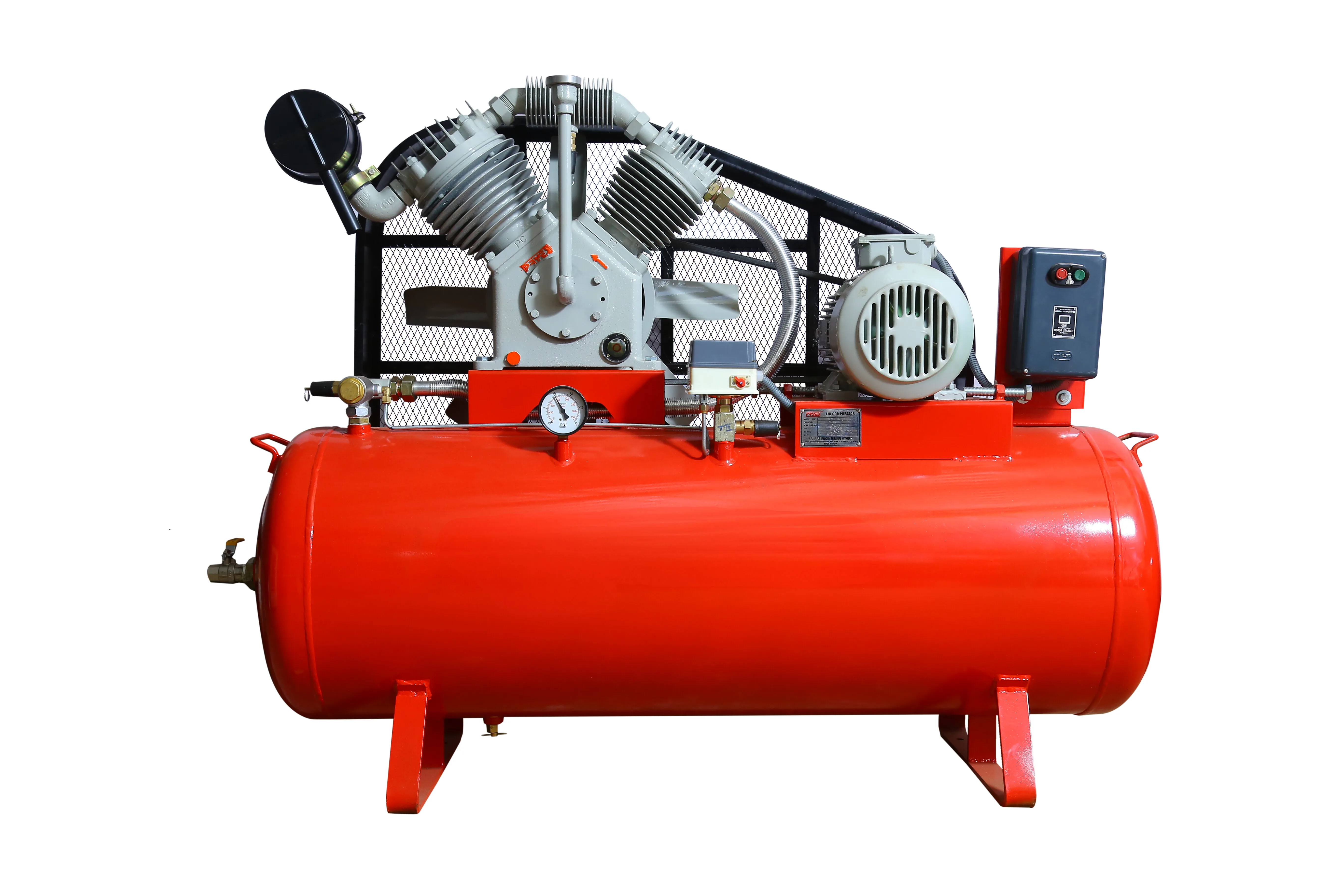 

High Pressure air Compressor 5HP 250 Litre Two Stage 10/12 Compressor Indianmade