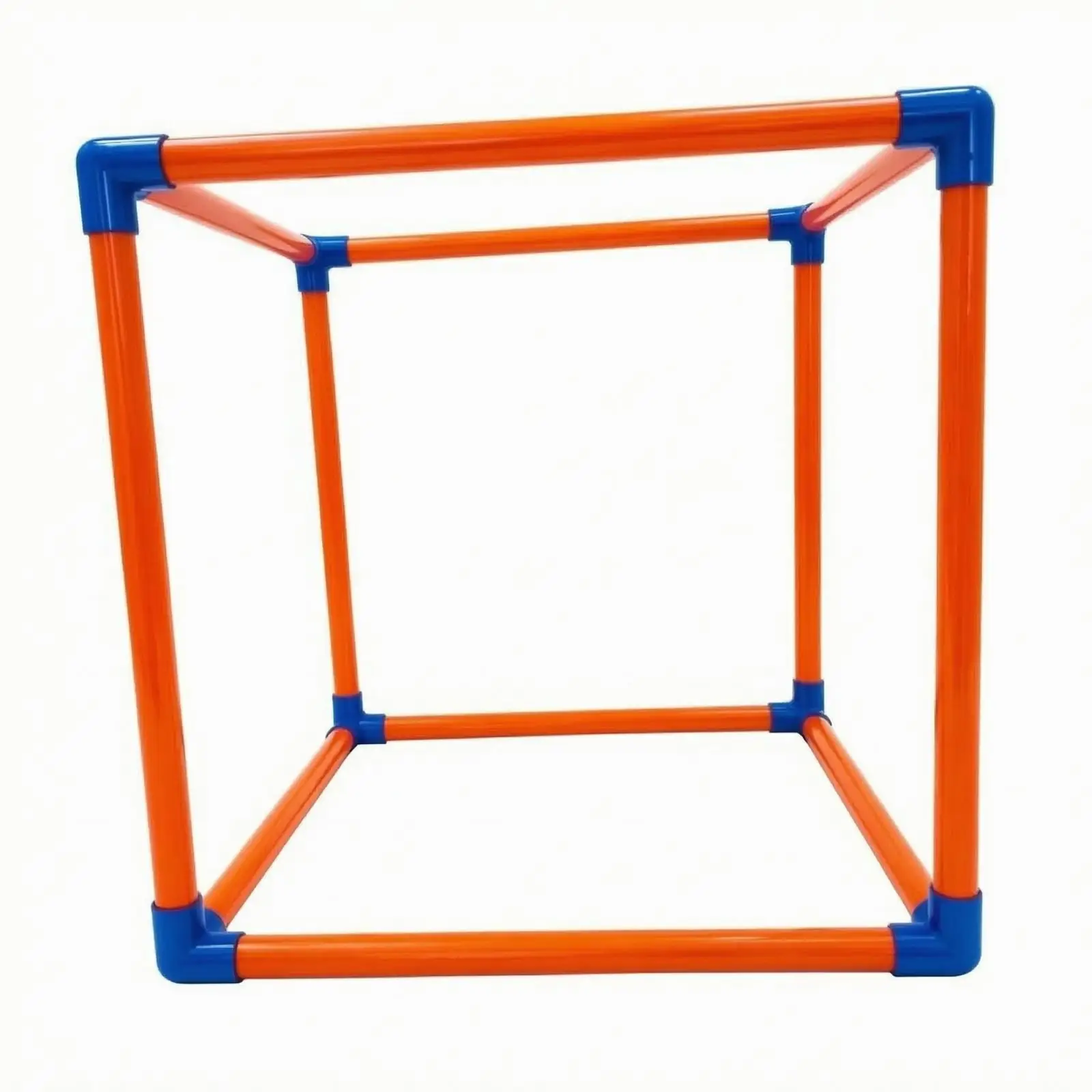 Spacious Cat Play Frame PVC Activity Cube for Indoor Kittens Hanging Toy Support Lightweight Pet Fun Busy Cube Toy for Cats
