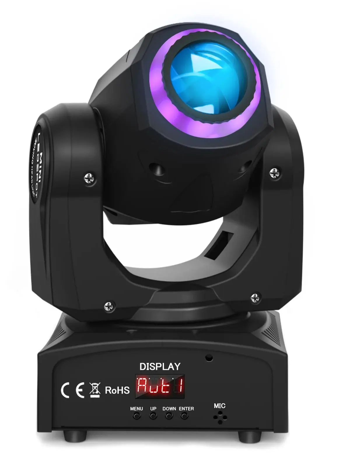 U'King 120 W LED Strahl Moving Head Licht RGB Farbmischung 8 Muster DMX Effekt Licht Rotierendes Bühnenlicht für DJ Show Party KTV