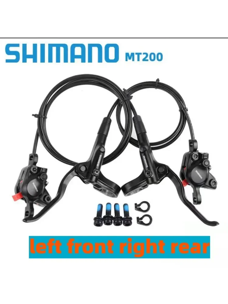 AliExpress Shimano SHIMANO MT200 Brake MTB Bicycle HYDRAULIC DISC BRAKES Pads 2 PISTON Left Front Right Rear MT 200 Mountain Bike Accessories BMX