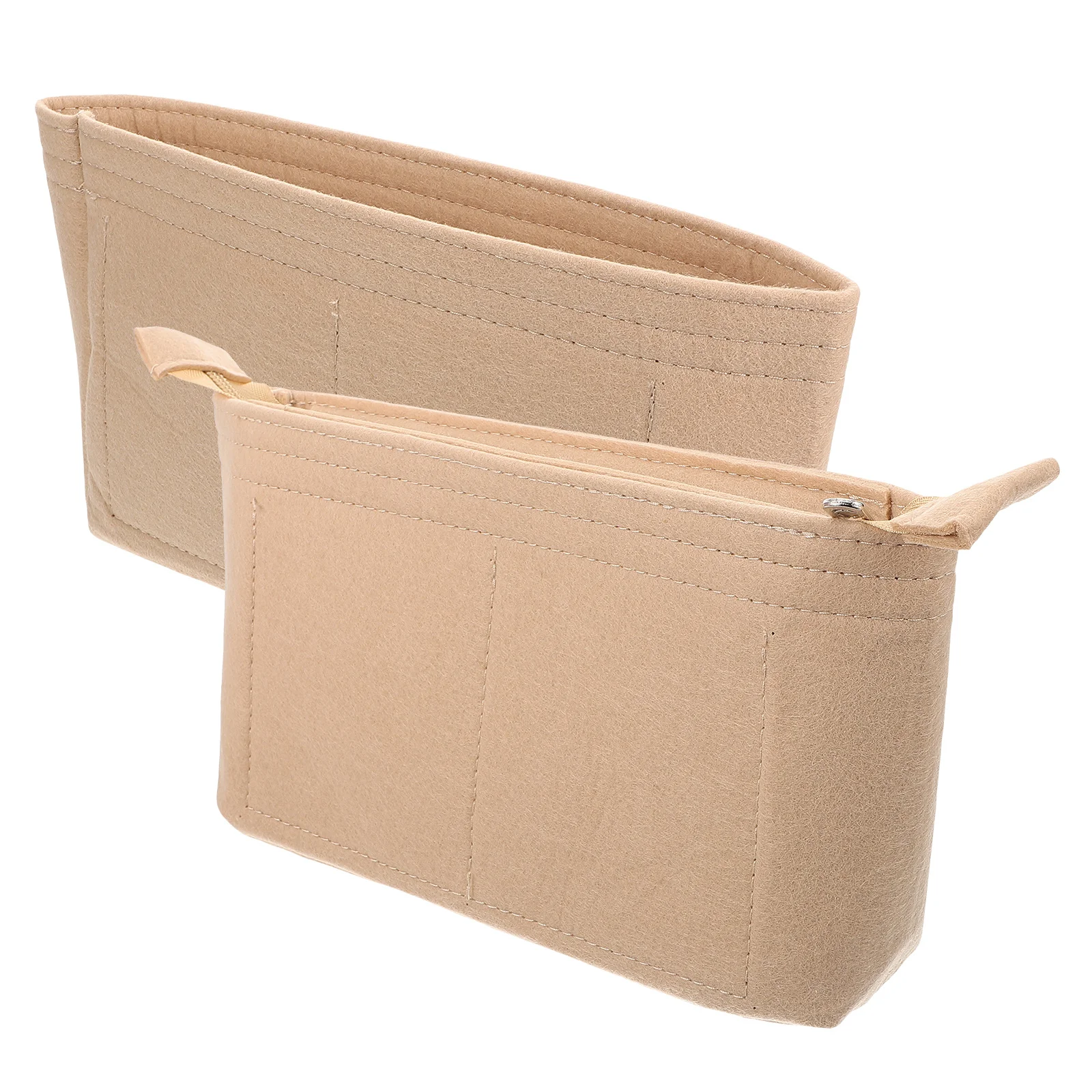 

2Pcs Purse Organizer Inserts Felt Lightweight Small Purse Insert Organizer for Handbag Tote Bag Storage Small Bag Insert