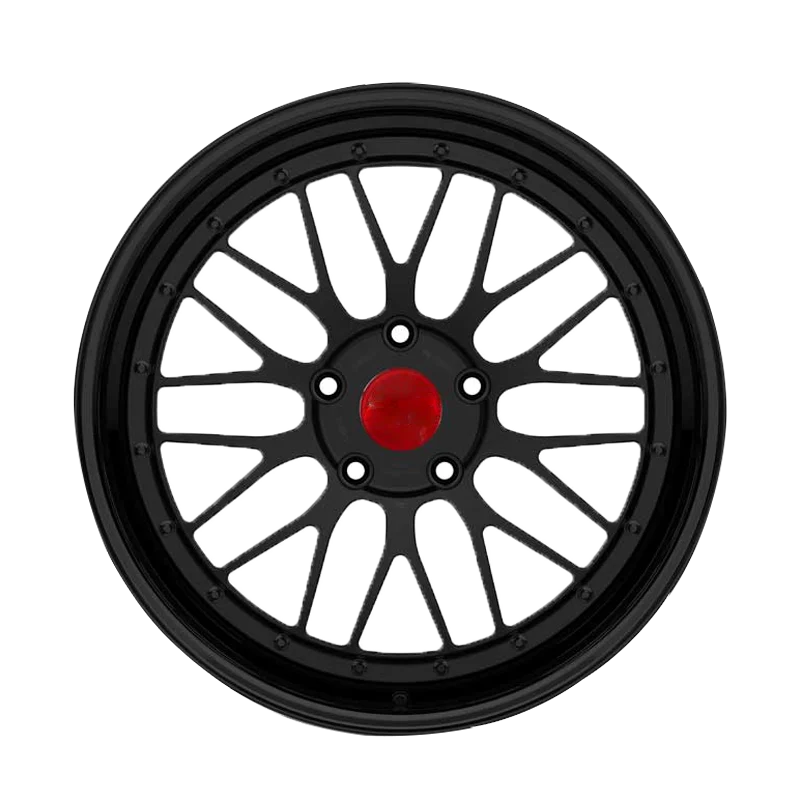 new product passenger car wheels rim custom lightweight 2-pieces forged wheels hub